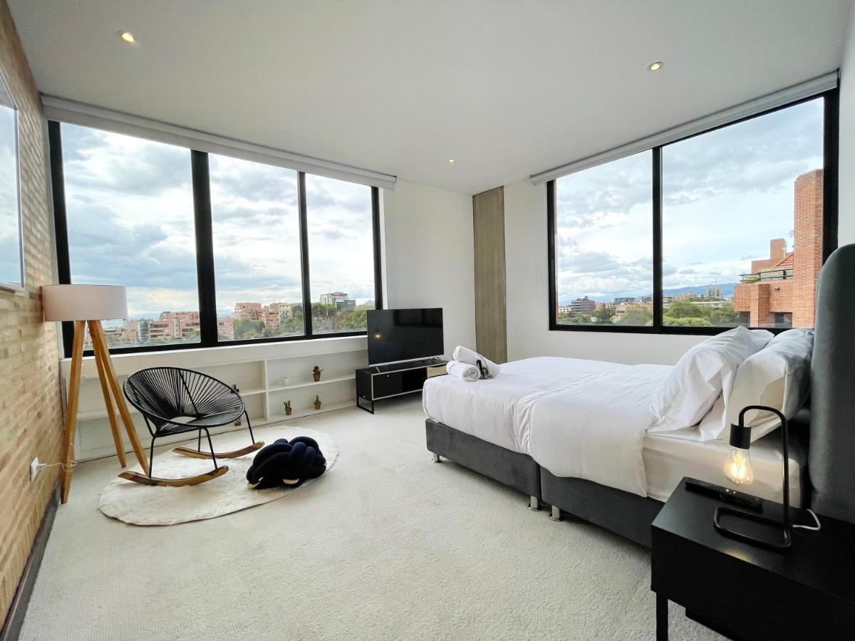 Apartmán Dazzling Duplex Penthouse In Rosales Bogotá Exteriér fotografie